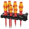Wera 006145 Kraftform 160 I/6 Rack VDE 1000V Electrician’s Screwdriver Set 6 Piece