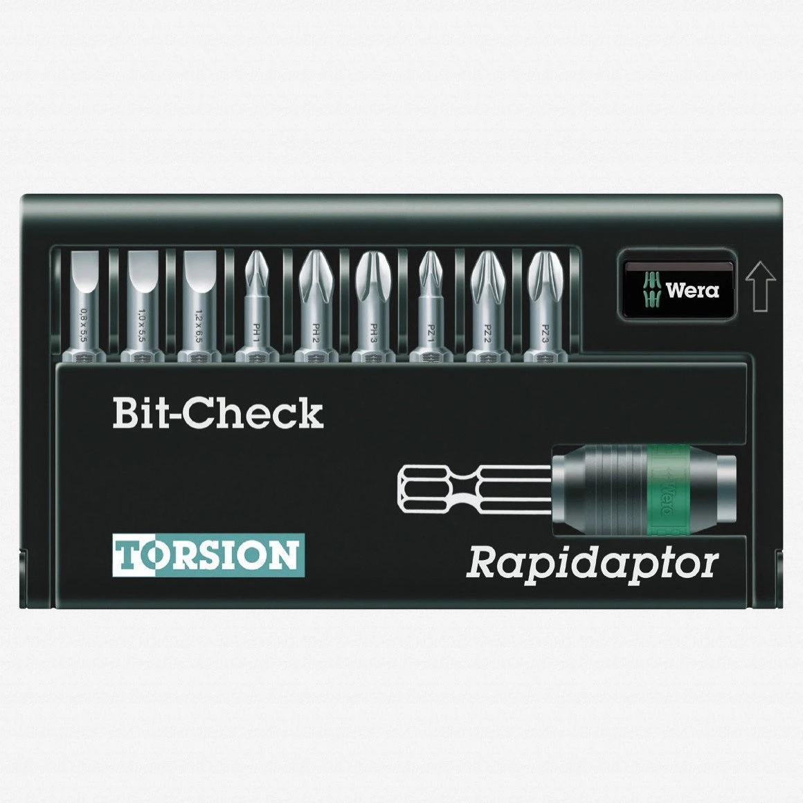 Wera 05135957001 8700-9 PH/BTZ BiTorsion Rapidaptor Bit-Check,10 Piece Set 3 Wera 05135957001 8700-9 PH/BTZ BiTorsion Rapidaptor Bit-Check,10 Piece Set