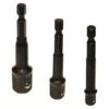 KC Tools 10355 3 Piece Power Tool Impact Driver Adaptor Set