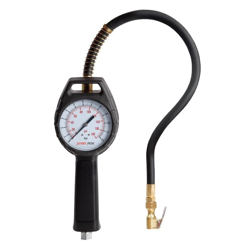 Jamec Pem TDR5000 IP44 Dial Gauge Inflator 80mm Clip On Chuck 11.0734 3 Jamec Pem TDR5000 IP44 Dial Gauge Inflator 80mm Clip On Chuck 11.0734