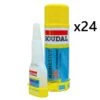Soudal 135624 2C Professional Mitre Super Adhesive Glue Kit – 100g Adhesive & 400ml Activator 115323 (Box Of 24)