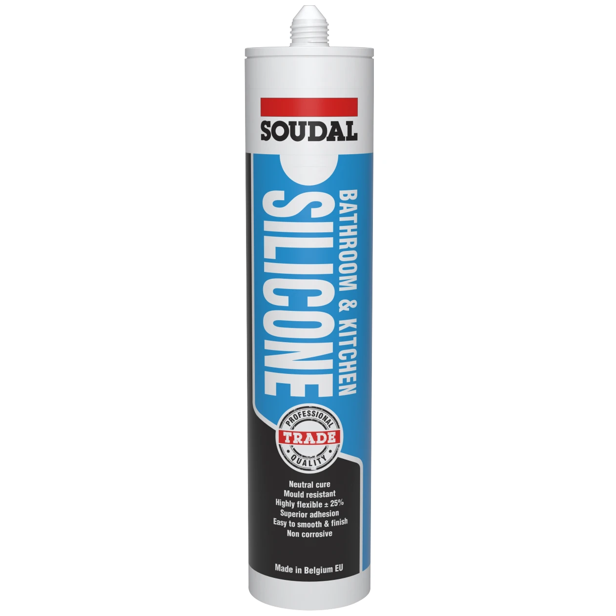 Soudal 154228 Trade Professional Bathroom & Kitchen Silicone Grey 300ml Box Of 12 171688 4 Soudal 154228 Trade Professional Bathroom & Kitchen Silicone Grey 300ml Box Of 12 171688 - Image 2