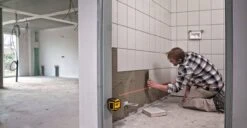 Stabila 18327 LAX 300 Red Beam Cross Line + Plumb Bob / Dot Point Laser 4 Piece Set -Tools Discounts 18327 4