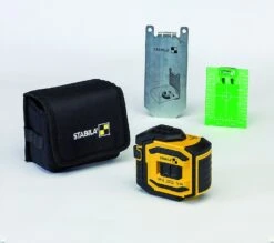 Stabila 19033 LAX 300 G Green Beam Cross Line Plus Plumb Point Laser 4 Piece Set -Tools Discounts 19033 3