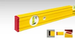 Stabila 19716 4 Piece Pro Set ASM Type 80 Magnetic Spirit Level Kit 120cm / 60cm / 30cm + Carry Bag – Made In Germany -Tools Discounts 19716 2