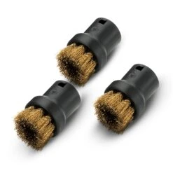 Karcher 2.863-061.0 Round Brush With Brass Bristles Set 3 Piece Suits Steam Cleaner SC 1 2 3 4 5