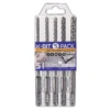 Bordo 2538-S1 SDS Plus X-Bit 5 Pack Masonry Drill Set – Suits Makita, Bosch, Metabo, DeWalt, Hitachi, Milwaukee + More
