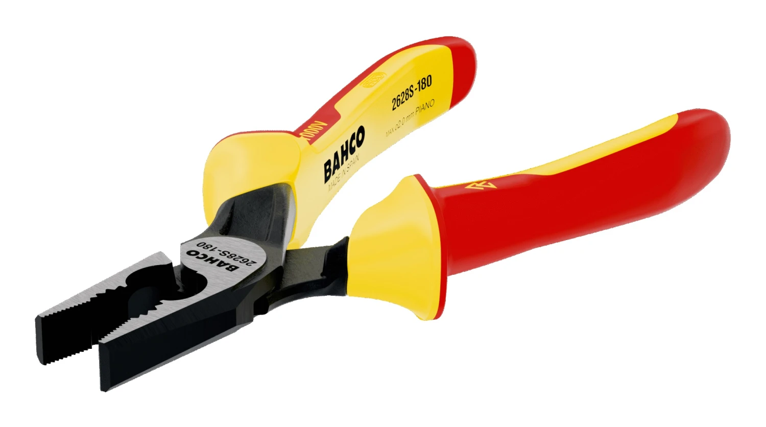 Bahco 2628 S-200N ERGO™ Combination Pliers With Insulated Dual-Component Handles And Phosphate Finish 8″ 200 Mm 6 Bahco 2628 S-200N ERGO™ Combination Pliers With Insulated Dual-Component Handles And Phosphate Finish 8″ 200 Mm - Image 4
