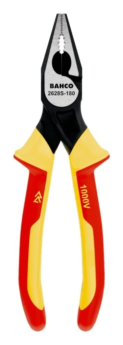 Bahco 2628 S-200N ERGO™ Combination Pliers With Insulated Dual-Component Handles And Phosphate Finish 8″ 200 Mm 9 Bahco 2628 S-200N ERGO™ Combination Pliers With Insulated Dual-Component Handles And Phosphate Finish 8″ 200 Mm -Tools Discounts 2628S 200 3