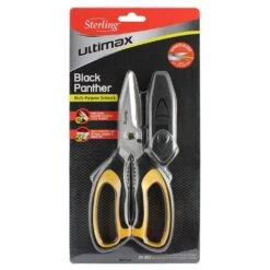 Sterling 29-803 205mm Black Panther Multi-Purpose Scissors -Tools Discounts 29 803 2