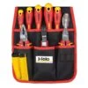 Felo 41399504 VDE Professional Electrician’s XL Tool Set – 5 Piece Screwdriver Set + Combination Plier, Side Cutter, Circuit Tester & Cable Knife – Made In Germany