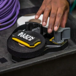 KLEIN Tools A-450-950 Hook & Loop Tape, 2cm, 7.6m, Black, Custom Length Cable Ties -Tools Discounts 450900 app6