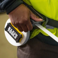 KLEIN Tools A-450-960 Hook % Loop Tape, 2cm, 7.6m, White, Custom Length Cable Ties -Tools Discounts 450960 app2