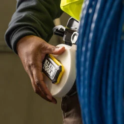 KLEIN Tools A-450-960 Hook % Loop Tape, 2cm, 7.6m, White, Custom Length Cable Ties -Tools Discounts 450960 app3