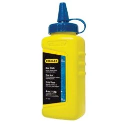 Stanley 47-681L FATMAX 30m Chalk Line Reel With Refill Powder Blue 113g / 4oz & Marker -Tools Discounts 47 403