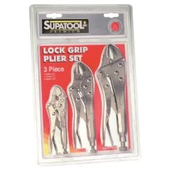 Supatool 5026 Lock Grip Pliers Set 3 Piece -Tools Discounts 5026 2