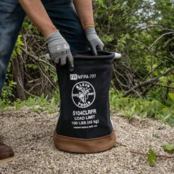 KLEIN Tools A-5104CLRFR Canvas Bucket Tool Bag, Flame-Resistant, Top-Closing, 30.5cm 17 KLEIN Tools A-5104CLRFR Canvas Bucket Tool Bag, Flame-Resistant, Top-Closing, 30.5cm -Tools Discounts 5104CLRFR 14