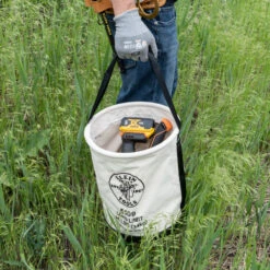 KLEIN Tools A-5109 Canvas Bucket, Wide-Opening, Straight Walls, Moulded Bottom, 30.5cm -Tools Discounts 5109 app3