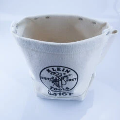 KLEIN Tools A-5416T Tool Bag, Bull-Pin And Bolt Bag, Tunnel Loop, Canvas, 12.7 X 25.4 X 22.9cm -Tools Discounts 5416t alt1