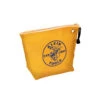 KLEIN Tools A-5539YEL Zippered Bag, Canvas Tool Pouch, 25.4 Cm, Yellow -Tools Discounts 5539yel