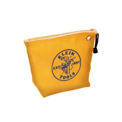 KLEIN Tools A-5539YEL Zippered Bag, Canvas Tool Pouch, 25.4 Cm, Yellow