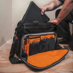 KLEIN Tools A-55455M Tool Bag, Tradesman Pro™ Tech Bag, 22 Pockets With Laptop Pocket -Tools Discounts 55455m app1