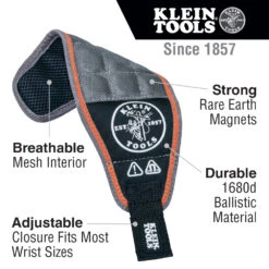 KLEIN Tools A-55895 Tradesman Pro™ Rare-Earth Magnetic Wristband 25 KLEIN Tools A-55895 Tradesman Pro™ Rare-Earth Magnetic Wristband -Tools Discounts 55895 callout