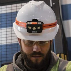 KLEIN Tools A-56064 Rechargeable Headlamp With Silicone Strap, 400 Lumens, All-Day Runtime -Tools Discounts 56064 app3