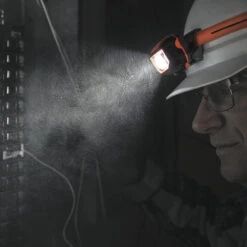 KLEIN Tools A-56220 LED Headlamp With Silicone Hard Hat Strap -Tools Discounts 56220 app1