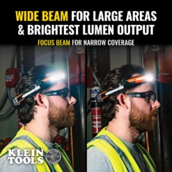 KLEIN Tools A-56308 Wide LED Beam Headlamp With Strap -Tools Discounts 56308 callout3