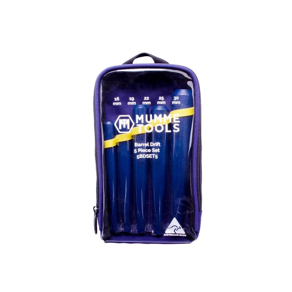 Mumme Tools 5BDSET5 Barrel Drift 5 Piece Set 3 Mumme Tools 5BDSET5 Barrel Drift 5 Piece Set