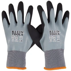 KLEIN Tools A-60389 Thermal Dipped Gloves, Large