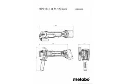 Metabo WPB 18 LT BL 11-125 Quick 18V 125mm 5″ Brushless Cordless Lithium-Ion Angle Grinder With Paddle Switch – Made In Germany 613059850 -Tools Discounts 613059850 10