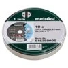 Metabo 616359000 Grinder 125mm 5″ Cutting Discs 125X1.0X22.23 INOX TF 41 Stainless Cut-Off Disc Pack Of 10 -Tools Discounts 616359000