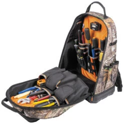 KLEIN Tools A-62800BPCAMO Tradesman Pro™ XL Tool Bag Backpack, 40 Pockets, Camo -Tools Discounts 62800bpcamo beautyl openwtools