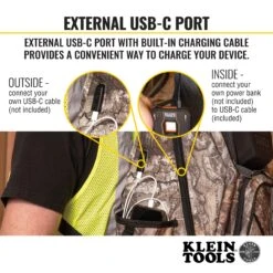 KLEIN Tools A-62800BPCAMO Tradesman Pro™ XL Tool Bag Backpack, 40 Pockets, Camo -Tools Discounts 62800bpcamo callout2 scaled 1