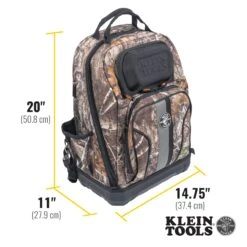 KLEIN Tools A-62800BPCAMO Tradesman Pro™ XL Tool Bag Backpack, 40 Pockets, Camo -Tools Discounts 62800bpcamo callout3 scaled 1