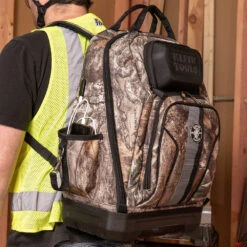 KLEIN Tools A-62800BPCAMO Tradesman Pro™ XL Tool Bag Backpack, 40 Pockets, Camo -Tools Discounts 62805bpcamo app1