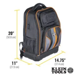 KLEIN Tools A-62805BPTECH Tradesman Pro™ XL Tech Tool Bag Backpack, 28 Pockets -Tools Discounts 62805bptech callout3 scaled 1
