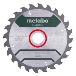 Metabo 628676000 Precision Cut Circular Saw Blade Classic 190mm 24T