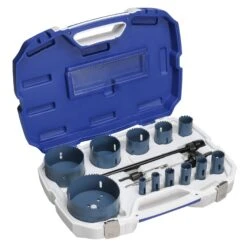 Bordo 7010-S3 Plumber’s Pipe Holesaw Kit – 12 Hole Saws