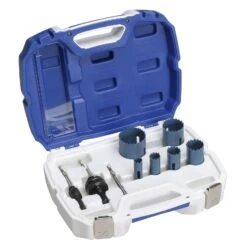 Bordo 7010-S4 Electrician’s / Sparky’s Holesaw Kit – 6 Hole Saws