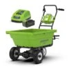 Greenworks 7401107AU G-MAX 40V 4.0Ah Lithium-Ion Cordless Garden Trolley / Cart Combo Kit LCF401AU -Tools Discounts 7400007AU Kit 4
