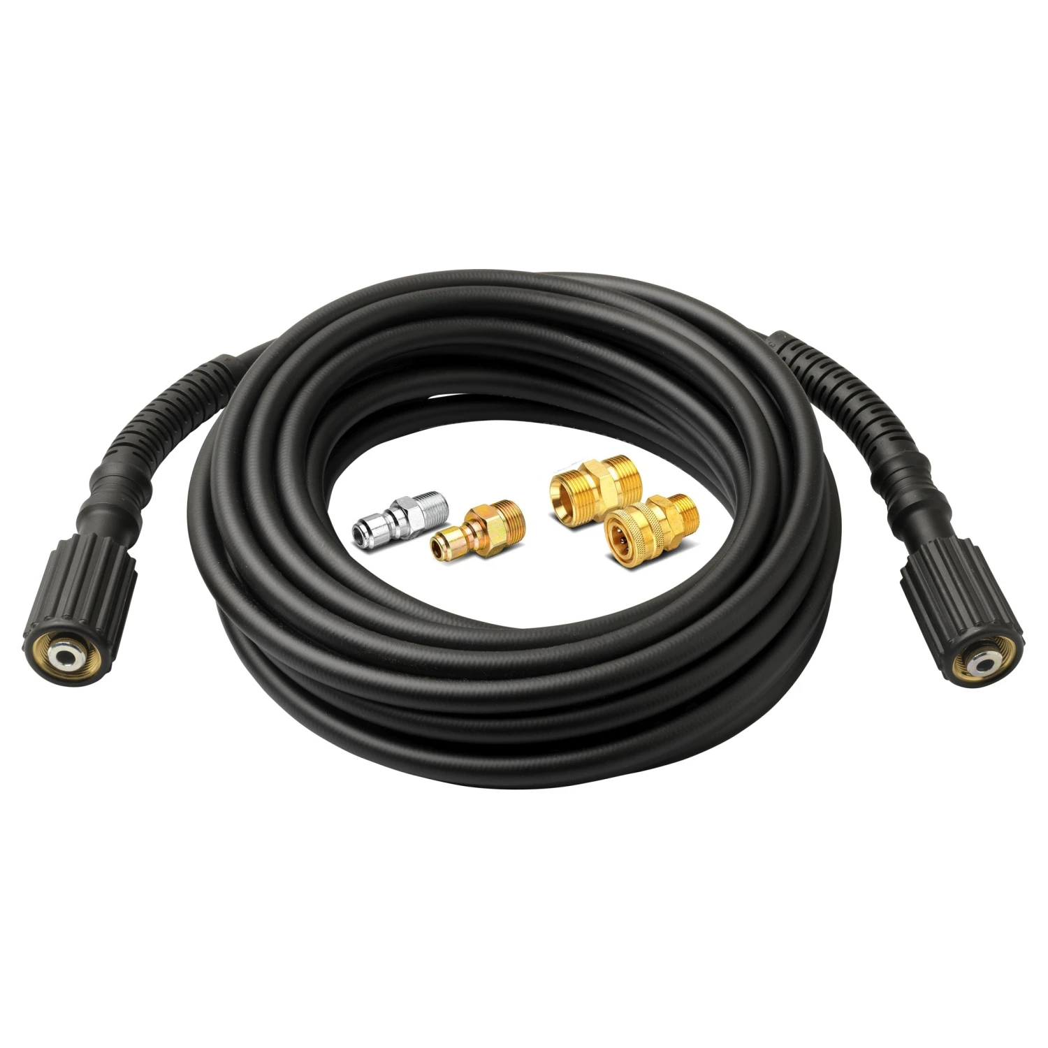 Karcher Replacement High Pressure Hose With Adaptors To Suit Petrol Washers / Cleaners 8.756-998.0 3 Karcher Replacement High Pressure Hose With Adaptors To Suit Petrol Washers / Cleaners 8.756-998.0