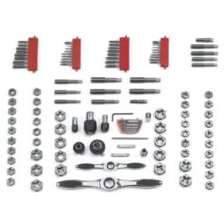 GEARWRENCH 82812 114 Piece Ratcheting Tap & Die Drive Tool Set METRIC/SAE -Tools Discounts 82812 1