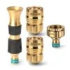Holman 8540H 12mm Brass Garden Hi-Flow Nozzle & Connector Set -Tools Discounts 8540H