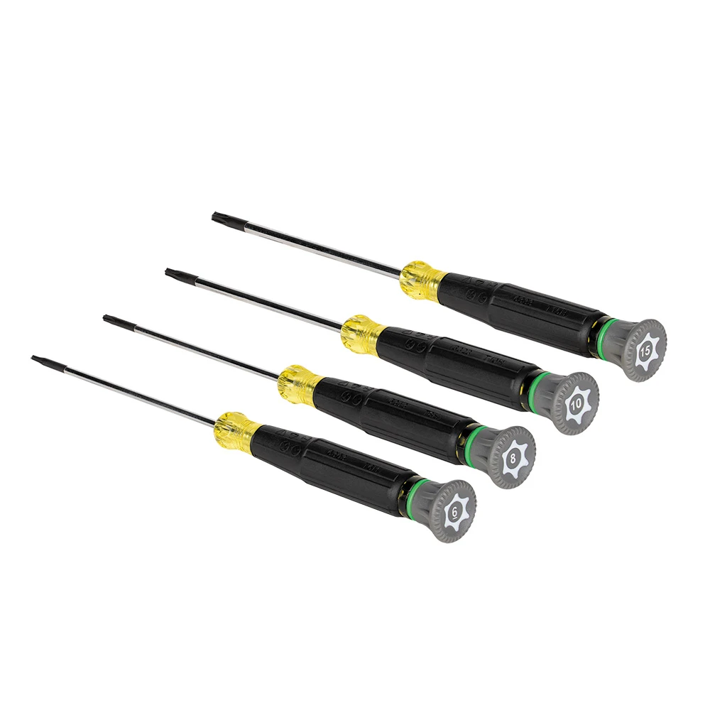 KLEIN Tools A-85616 Precision Screwdriver Set, TORX® 4 Piece 4 KLEIN Tools A-85616 Precision Screwdriver Set, TORX® 4 Piece - Image 2