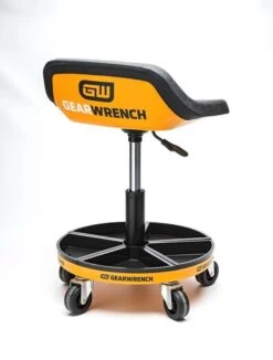 GEARWRENCH 86994 Pneumatic Adjustable Height Swivel Mechanics Shop Stool / Seat 18″ To 22″ -Tools Discounts 86994 2