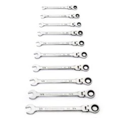 GEARWRENCH 87025 12 Piece 12 Point Metric 90T Flex Combination Ratcheting Spanner Set Bonus 10 Piece SAE Set 11 GEARWRENCH 87025 12 Piece 12 Point Metric 90T Flex Combination Ratcheting Spanner Set Bonus 10 Piece SAE Set -Tools Discounts 87026