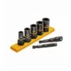 GEARWRENCH 87911 7 Piece 1/4″ & 3/8″ Square Drive Metric BOLT BITER™ Impact Extraction Twist Socket Set